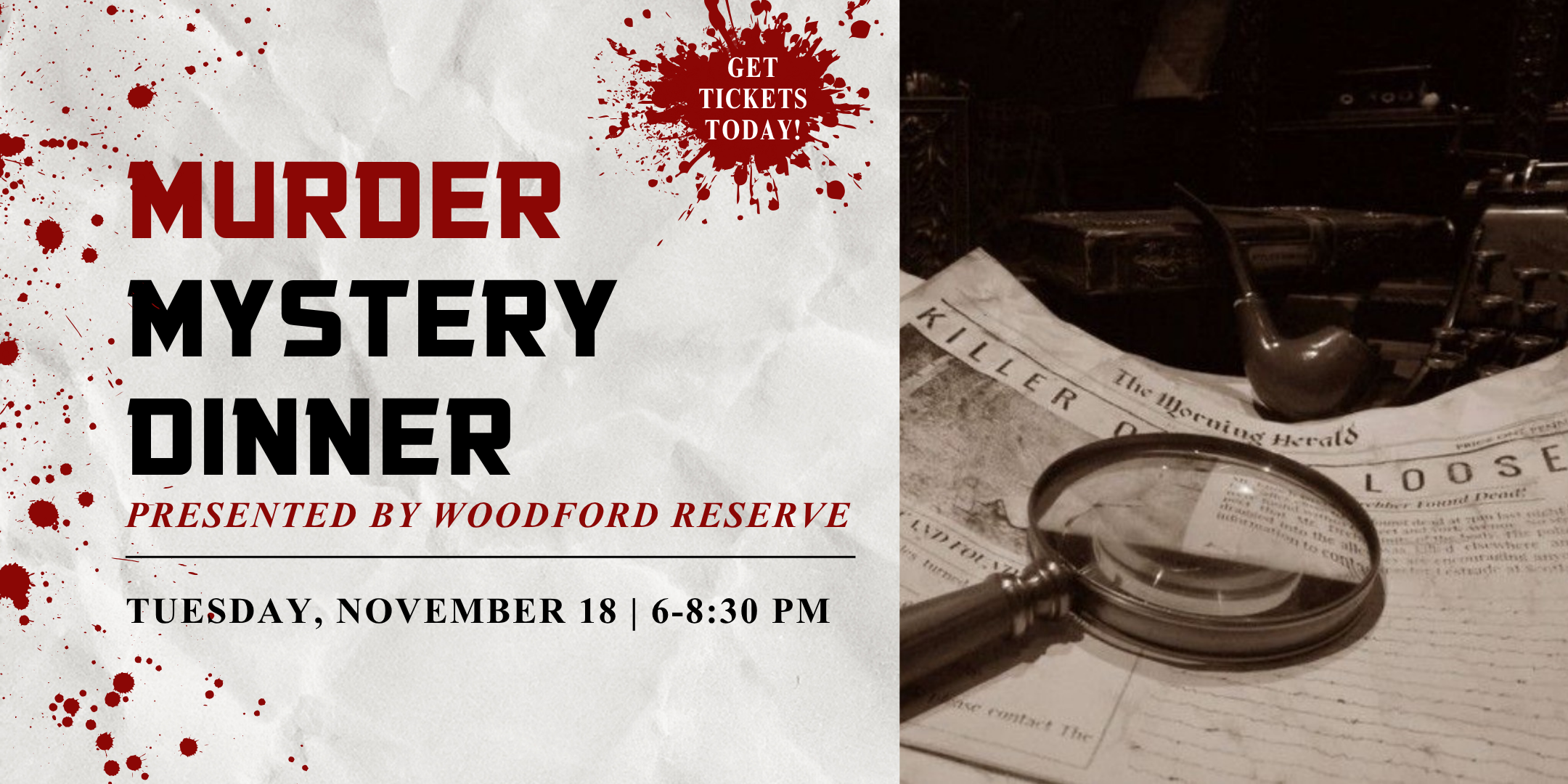 murder mystery dinner at safehouse